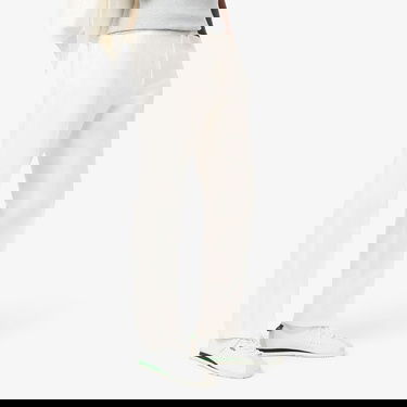  Lacoste Erkek Regular Fit Keten Beyaz Pantolon
