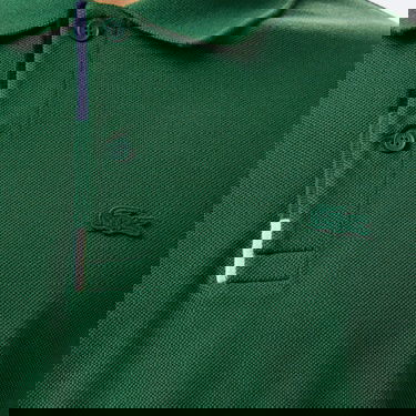  Lacoste Erkek Regular Fit Renk Bloklu Yeşil Polo