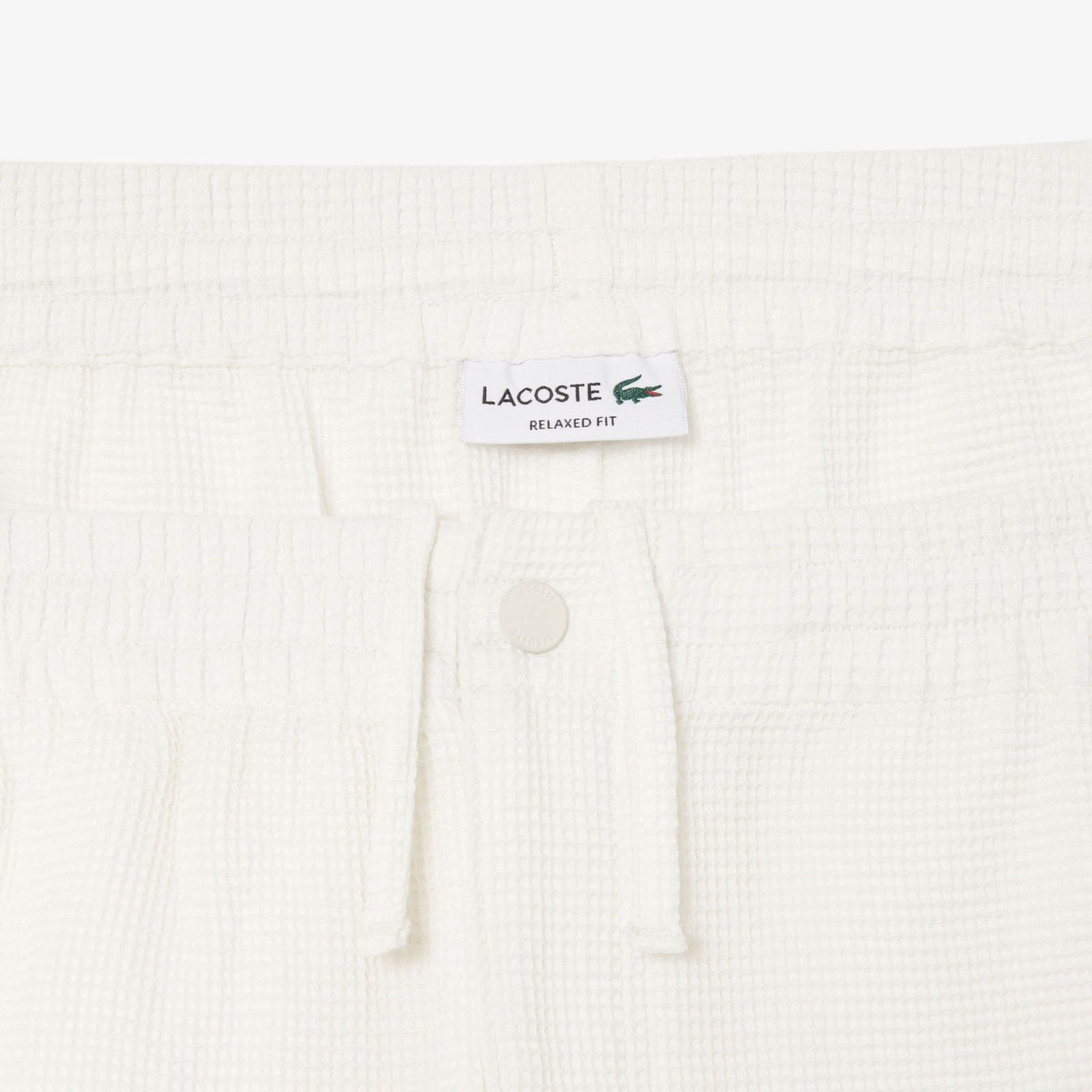 Lacoste Erkek Relaxed Fit Beyaz Şort