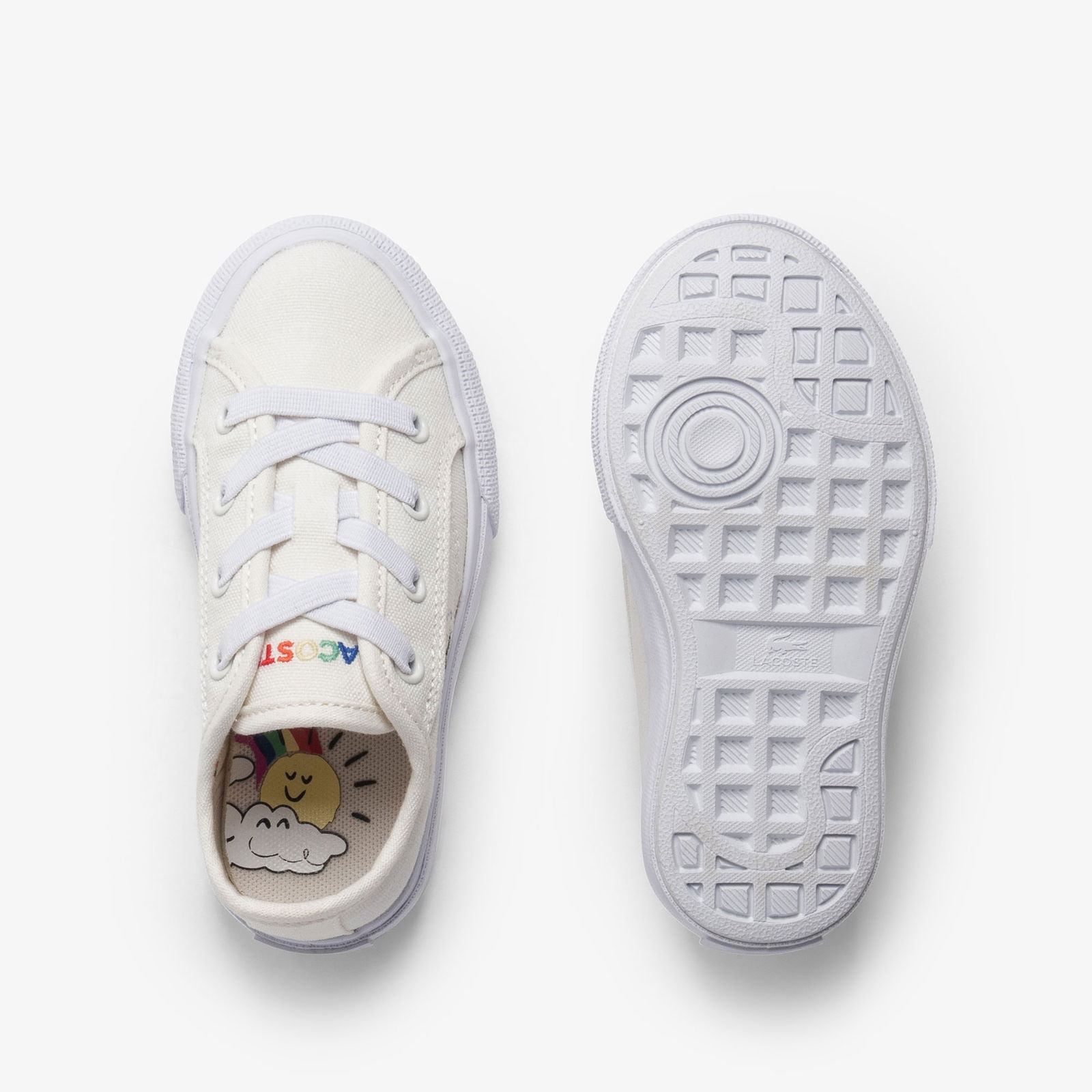 Lacoste Backcourt Çocuk Krem Sneaker