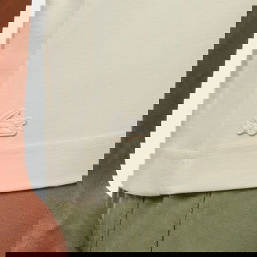  Lacoste Erkek Oversize Fit Yarım Fermuarlı Bej Polo
