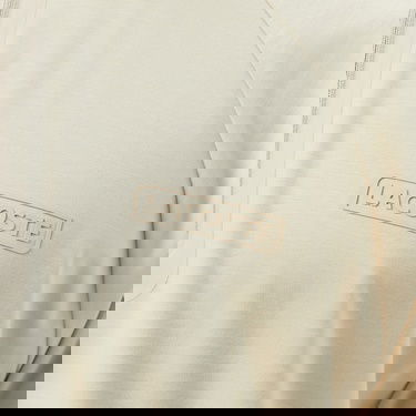  Lacoste Erkek Oversize Fit Yarım Fermuarlı Bej Polo