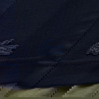  Lacoste Erkek Oversize Fit Yarım Fermuarlı Lacivert Polo
