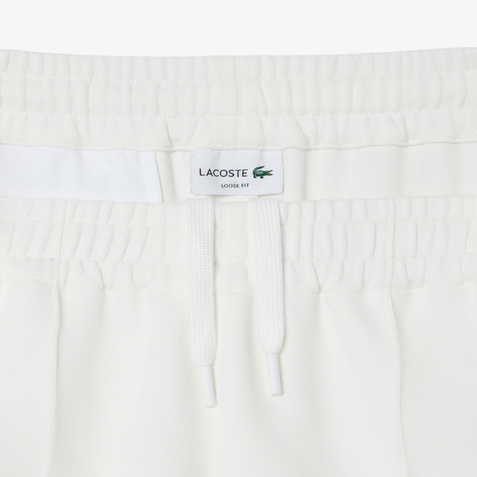 Lacoste Erkek Loose Fit Beyaz Eşofman Altı