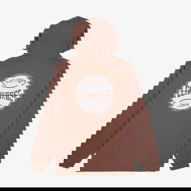  Converse Erkek Grafik Baskılı Kahverengi Hoodie