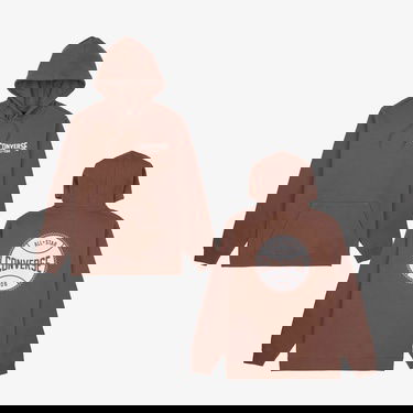  Converse Erkek Grafik Baskılı Kahverengi Hoodie
